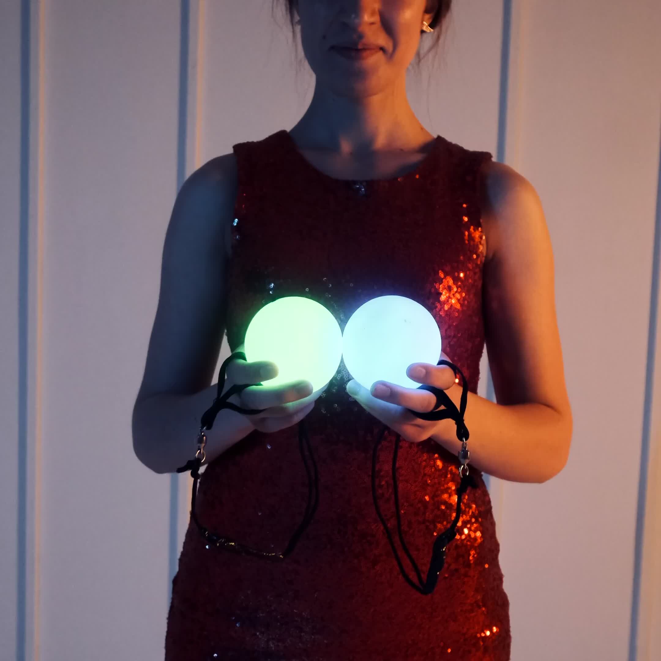 スピンボール 充電池内蔵 LED ポイ Fun in Motion （ライトアップ